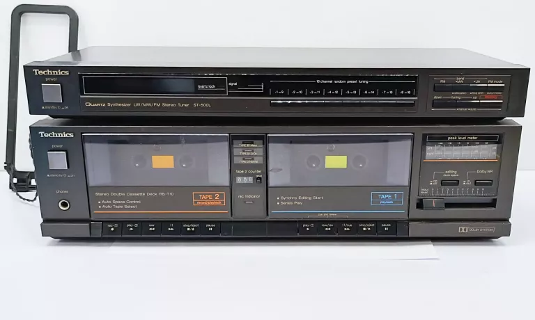 TUNER TECHNICS ST-500L + DECK KASETOWY RS-T10