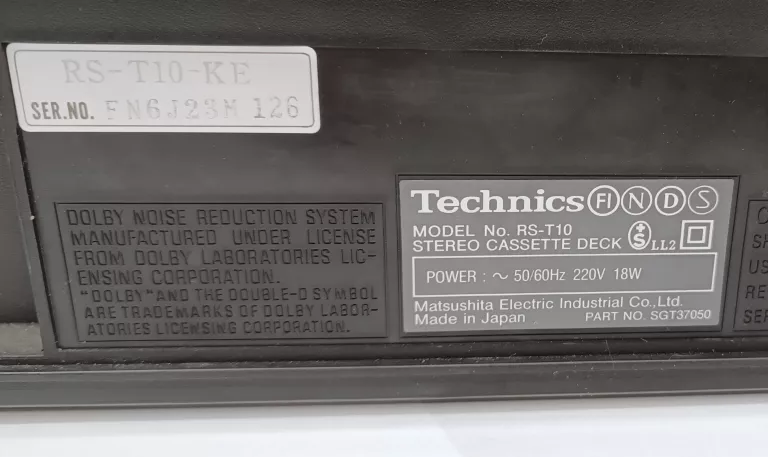 TUNER TECHNICS ST-500L + DECK KASETOWY RS-T10