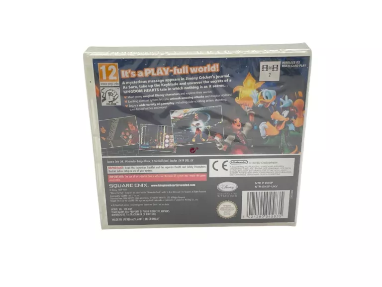 GRA NINTENDO DS KINGDOM HEARTS RECODED - ZAFOLIOWANA!