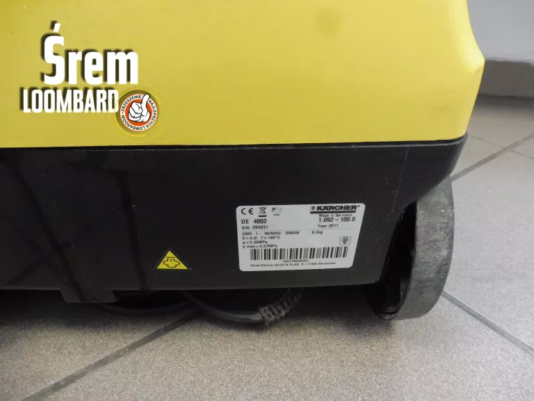 PAROWNICA KARCHER DE4002, AKCESORIA, STAN DB!