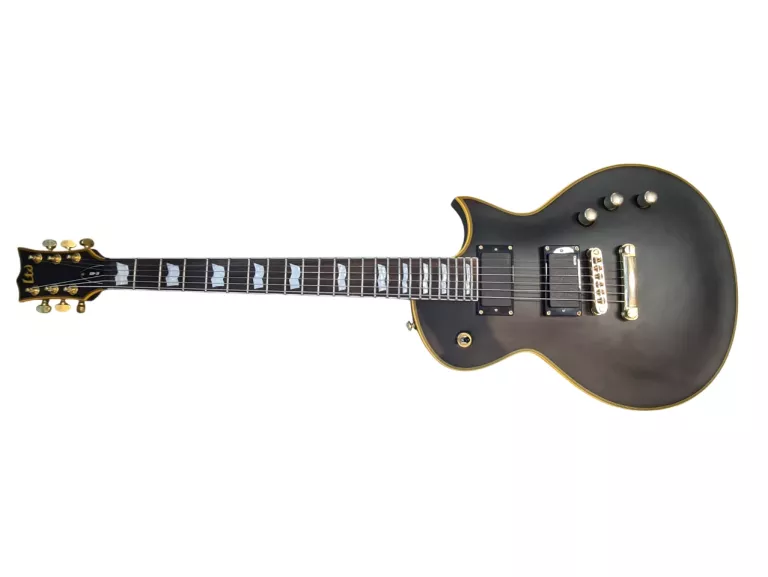 GITARA ELEKTRYCZNA LTD EC-401 BLACK SATIN W STYLU VINTAGE DELUXE + DODATKI