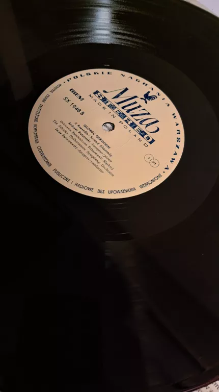PŁYTY WINYLOWE GEORGE GERSHWIN BŁĘKITNA RAPSODIA