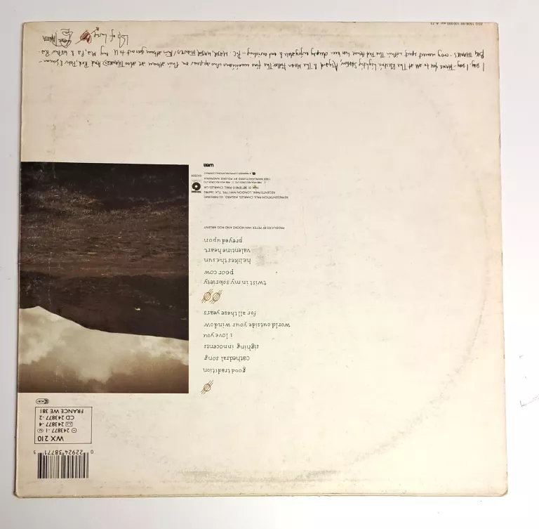 TANITA TIKARAM - ANCIENT HEART LP WINYL