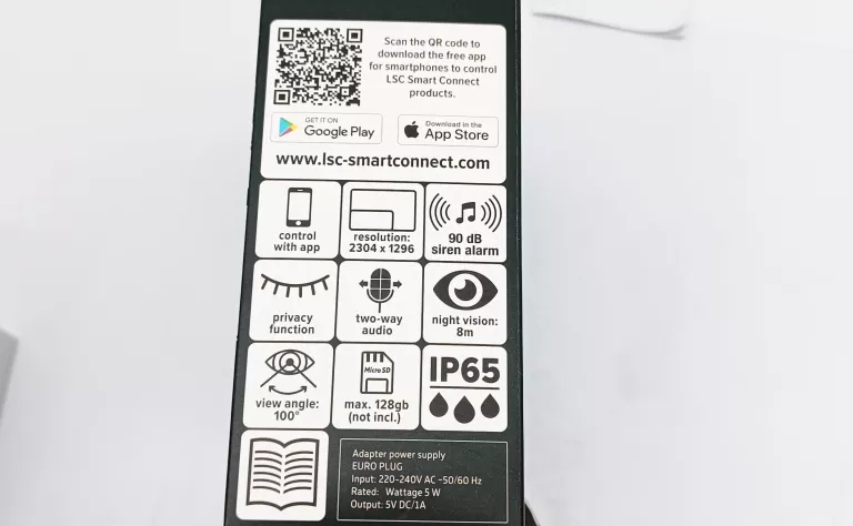 KAMERA ZEWNĘTRZNA IP LSC SMART CONNECT