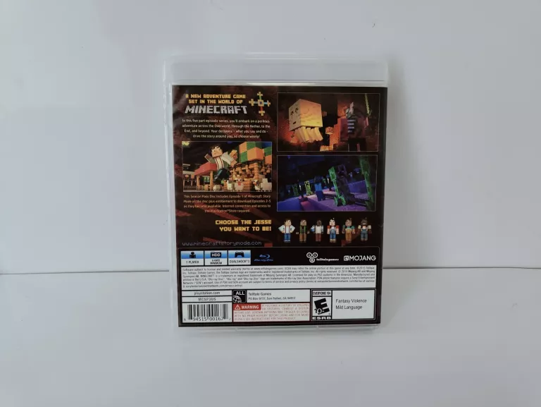 GRA NA PS3 MINECRAFT: STORY MODE - A TELLTALE GAMES SERIES