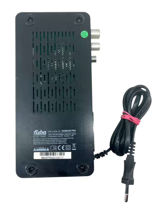 TUNER DVB-T2 FUBA ODE8600 PRO +HDMI