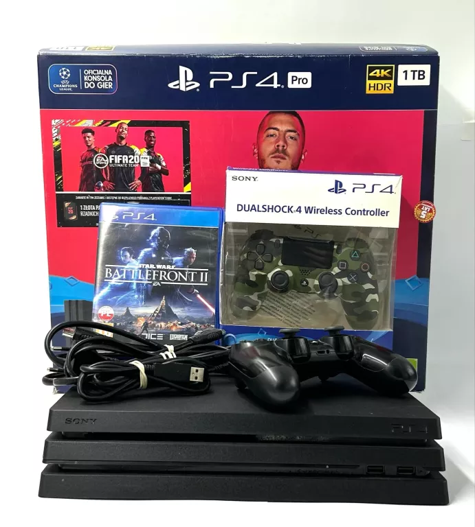 ZESTAW KONSOLA PS 4 + GRA + CONTROLLER