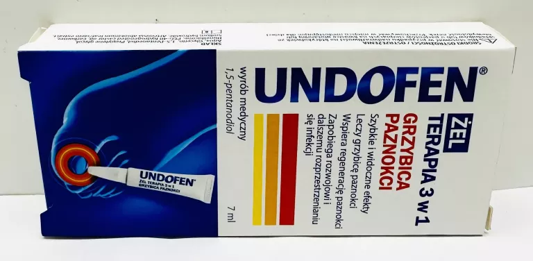 UNDOFEN ŻEL TERAPIA 3W1 PRZECIW GRZYBICY PAZNOKCI 7 ML