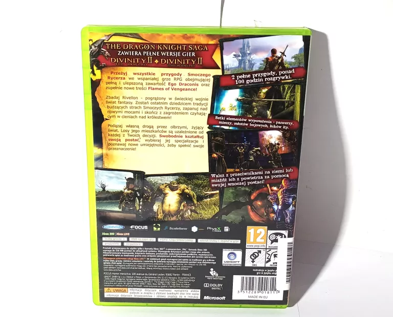 GRA XBOX 360 DIVINITY II THE DRAGON KNIGHT SAGA