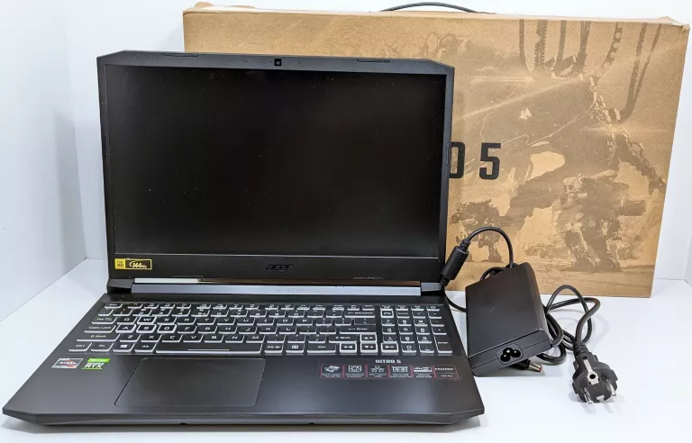 ACER NITRO 5 R7-5800H/32GB 512GB RTX3060 USZKODZONY