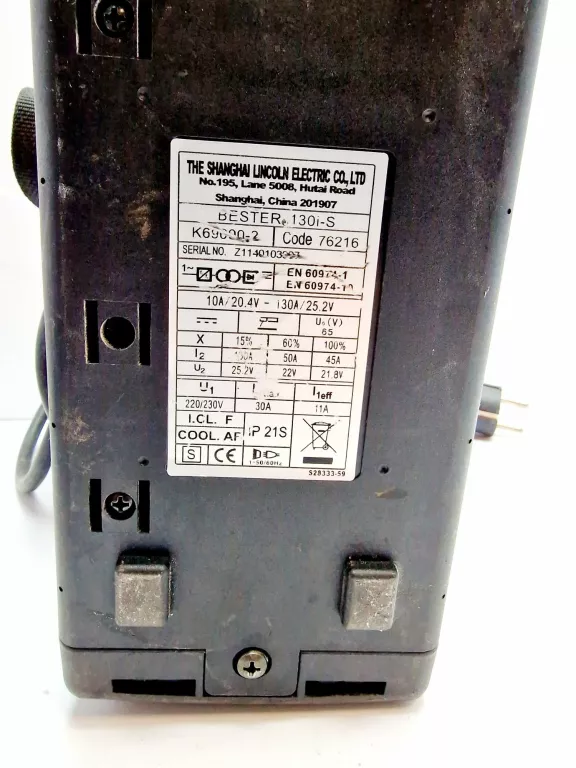 SPAWARKA INWERTOROWA BESTER 130I-S INVERTER 130A