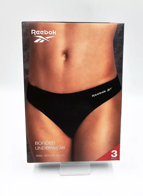 ZESTAW FIG DAMSKICH REEBOK / 1 X BIAŁE, 2 X CZARNE / ROZMIAR M 40