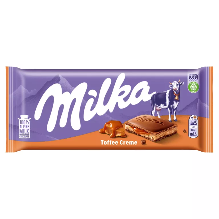 MILKA CZEKOLADA MLECZNA TOFFEE CREME 100G