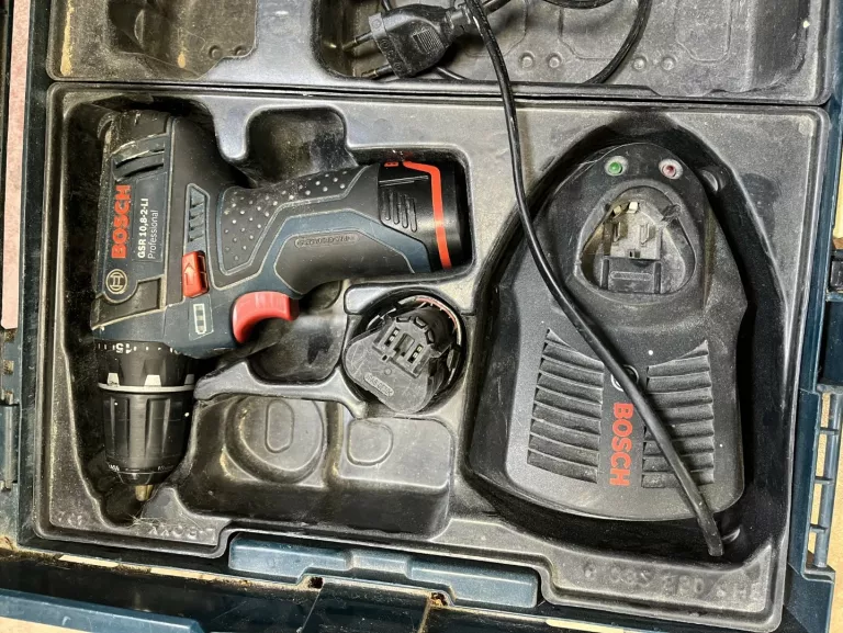 WKRETARKA BOSCH GSR 10,8-2-LI + AKU + ŁADOWARKA + WALIZKA