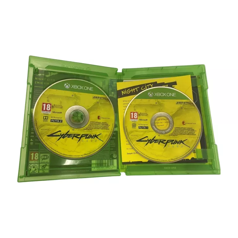 GRA CYBERPUNK 2077 XBOX SERIES X/ONE PŁYTA NR 1 I 2 FAN BUNDLE PACK