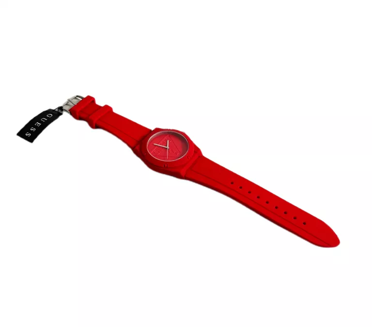 ZEGAREK GUESS WOMEN'S ICONIC U0979L3 RED SILICONE KOMPLET