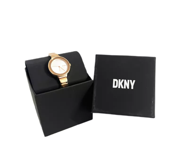 ZEGAREK DAMSKI DKNY NY2695 ROSE GOLD, ELEGANCKI , MAŁY KOMPLET