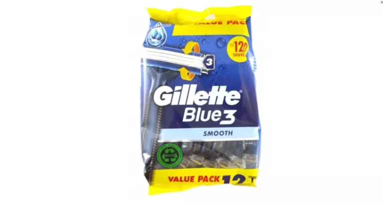 GILLETE BLUE 3 SMOOTH 12SZT MASZYNKI DO GOLENIA WOREK 7702018541775