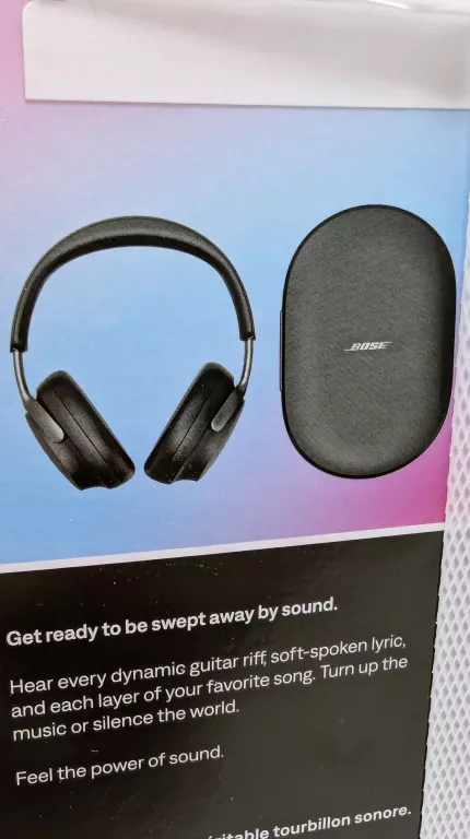 SŁUCHAWKI BEZPRZEWODOWE BOSE QUIETCOMFORT ULTRA HEADPHONES CZARNY