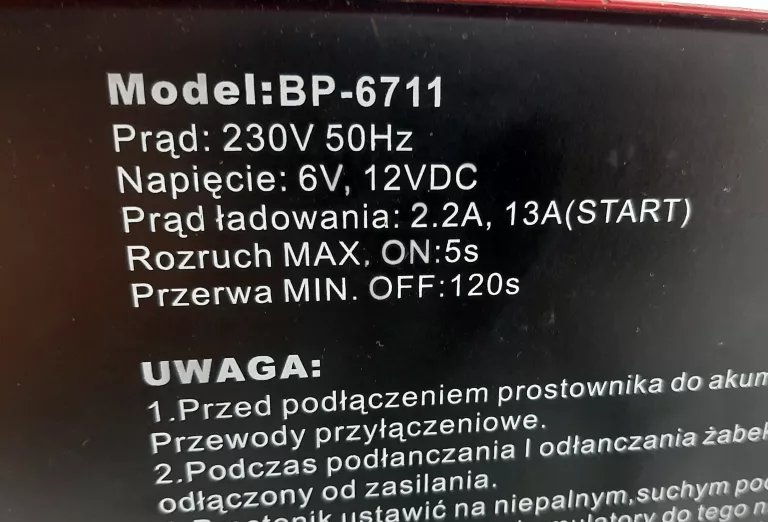 PROSTOWNIK Z FUNKCJĄ ROZRUCHU BASS POLSKA BP-6711