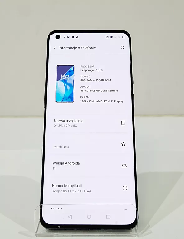 TELEFON ONEPLUS 9 PRO 5G 8/256GB DUALSIM ZIELONY