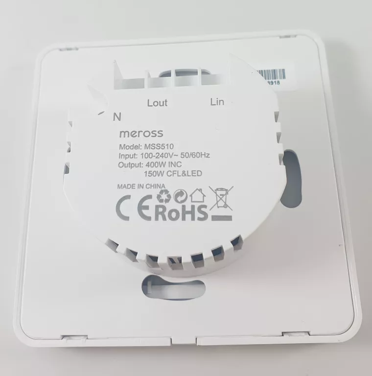 WŁĄCZNIK ŚWIATŁA WLAN WI-FI MEROSS SMART MSS510 APPLE HOMEKIT