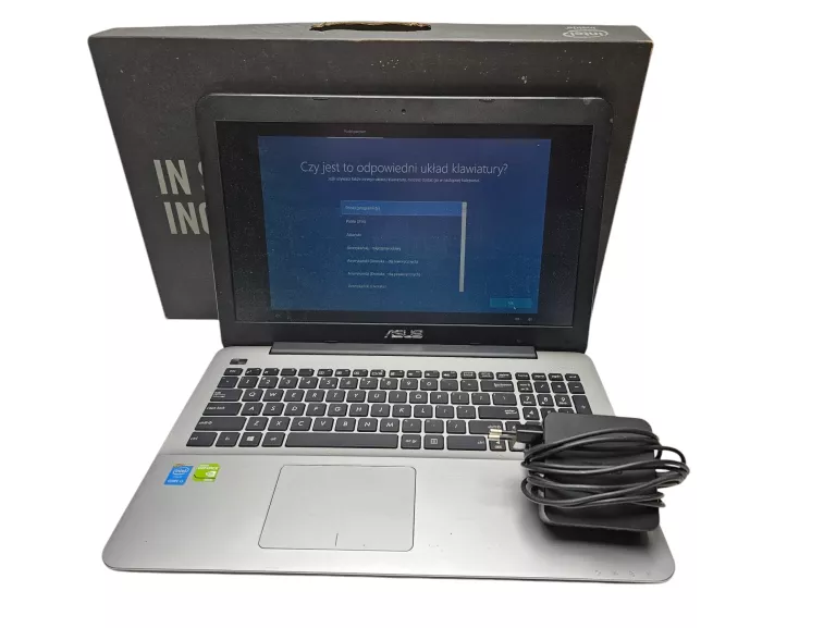 LAPTOP ASUS A555L Z OPAKOWANIEM (4/500GB HDD, I3 GEN5)