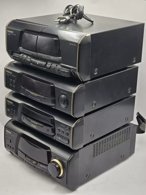 WIEŻA TECHNICS 4 ELEMENTY + 2 GŁOŚNIKI PANASONIC