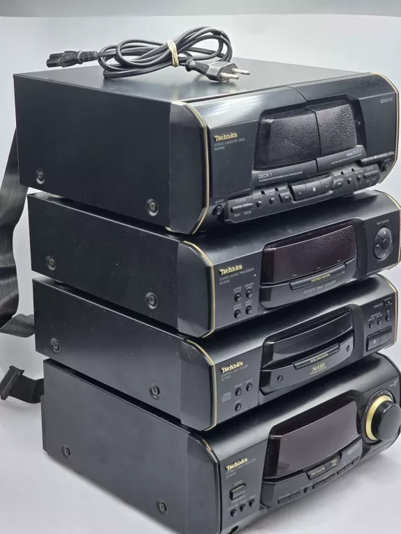 WIEŻA TECHNICS 4 ELEMENTY + 2 GŁOŚNIKI PANASONIC