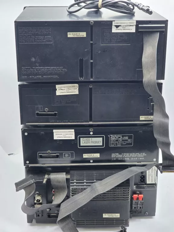 WIEŻA TECHNICS 4 ELEMENTY + 2 GŁOŚNIKI PANASONIC