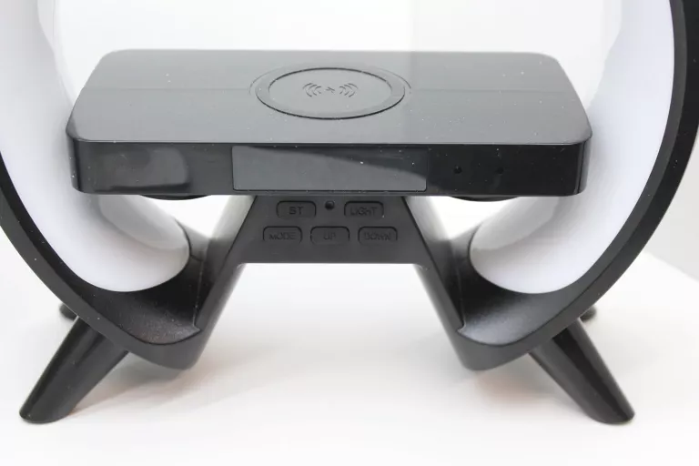 PODŚWIETLANY ZEGAREK BUDZIK USB-C BLUETOOTH CYFROWY