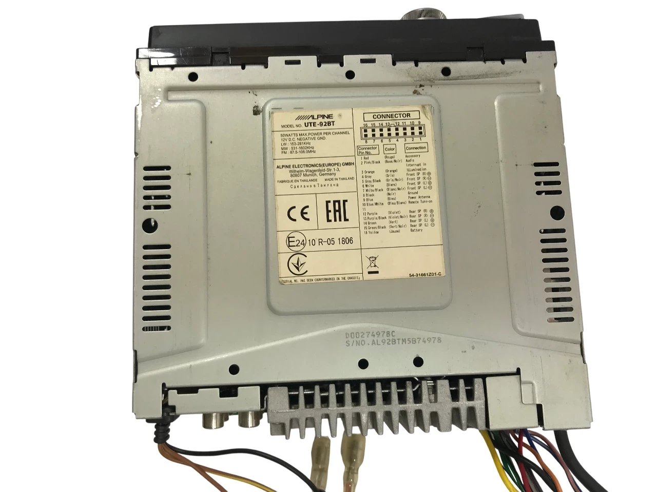 radio-samochodowe-alpine-ute-92bt-1-din-ean-gtin-4958043721337