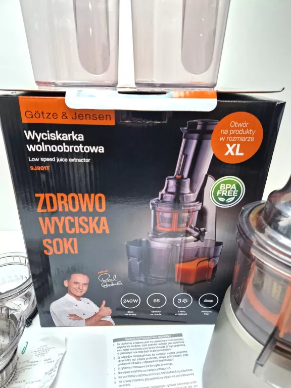 WYCISKARKA WOLNOOBROTOWA GÖTZE & JENSEN SJ901T GWAR