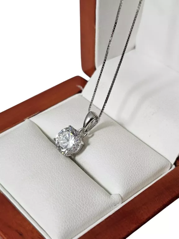 sliczny-srebrny-lancuszek-kostka-z-zawieszka-46cm-258g-rodzaj-2205-2