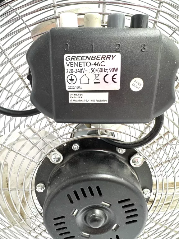 WENTYLATOR PODŁOGOWY GREENBERRY VENETO-46C