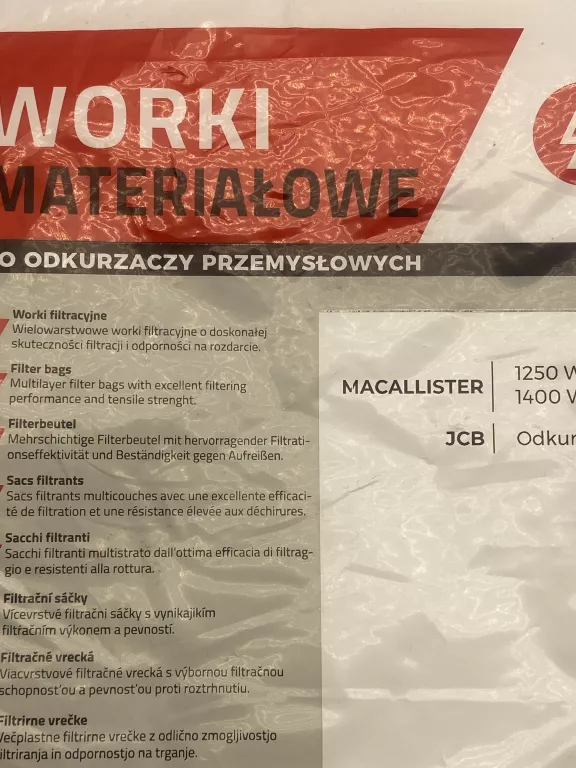 WORKI SYNTETYCZNE MEGATEC NSM005 30 L 3 SZT