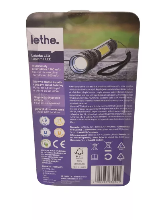 LATARKA LED LETHE OD-2148
