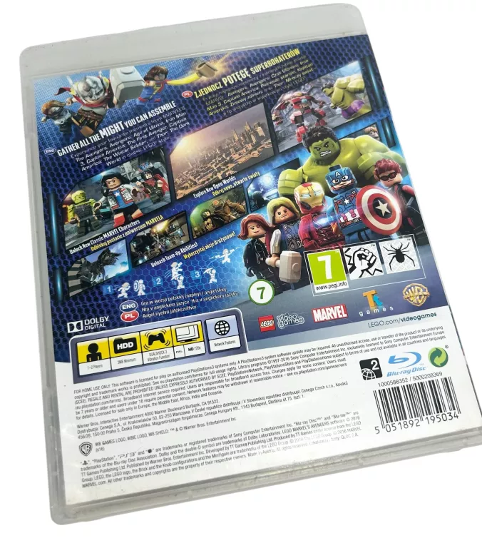 GRA NA PS3 LEGO MARVEL SUPER HEROES