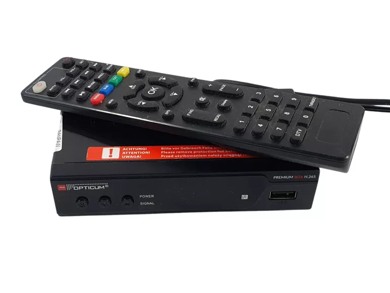 TUNER DVB-T2 OPTICUM PREMIUM BOX H.265