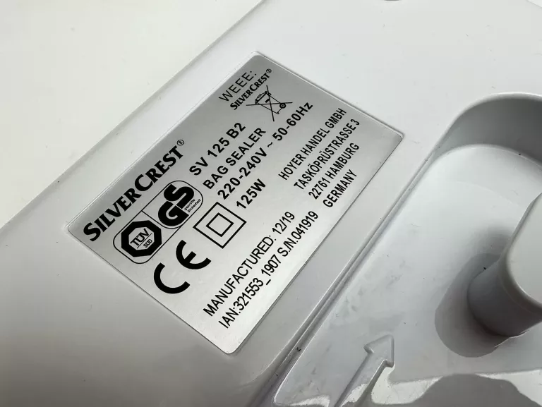 ZGRZEWARKA SILVERCREST SV 125 B2