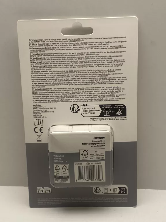 RYSIK UNIWERSALNY STYLUS PEN LAB31 GRAFIT + 2 KOŃCÓWKI