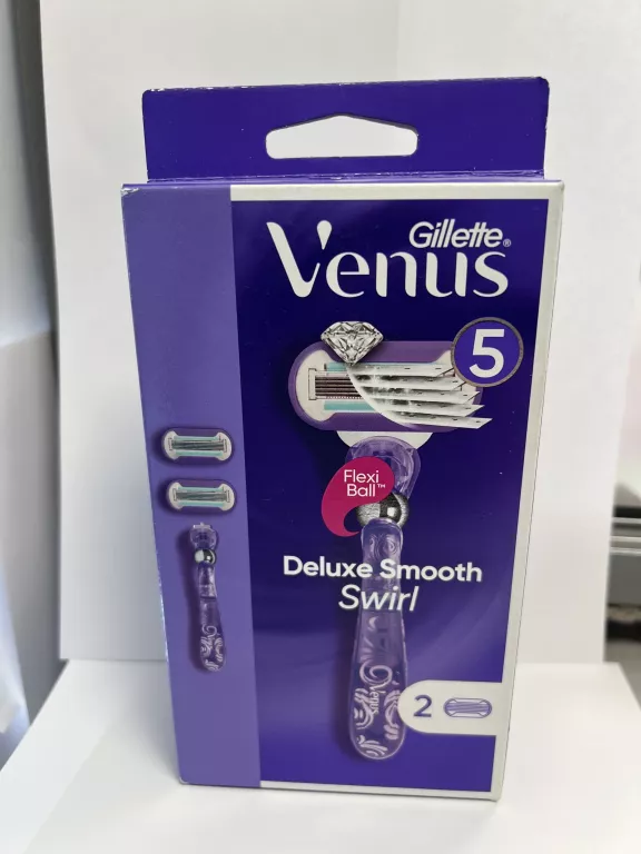 MASZYNKA GILLETTE VENUS DELUXE SMOOTH SWIRL + GŁOWICA 2 SZT.