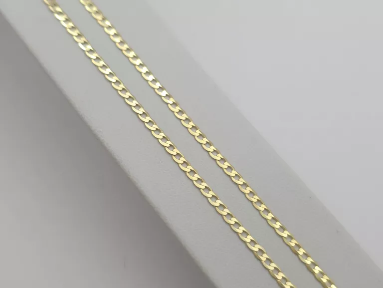 ZŁOTY ŁAŃCUSZEK SPLOT: PANCERKA - 585 14K 55CM 4G