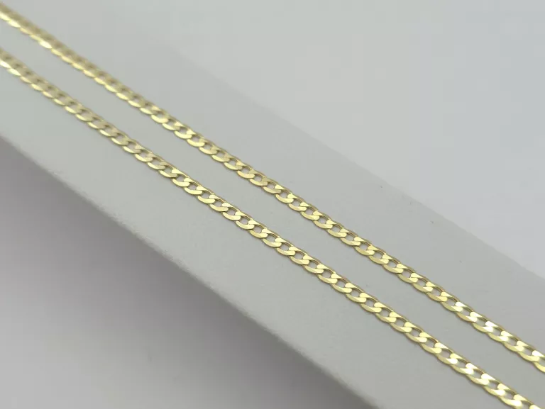 ZŁOTY ŁAŃCUSZEK SPLOT: PANCERKA - 585 14K 55CM 4G