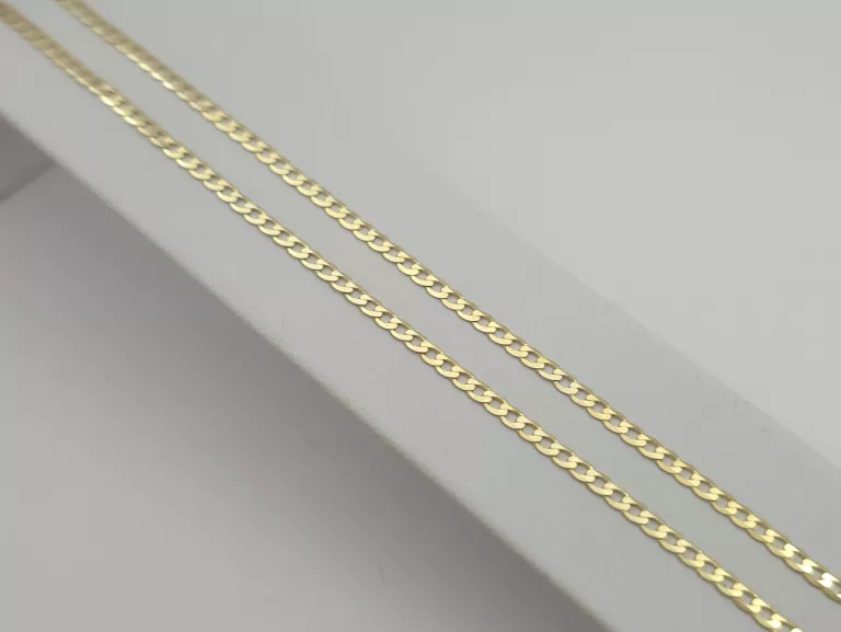 ZŁOTY ŁAŃCUSZEK SPLOT: PANCERKA - 585 14K 55CM 4G