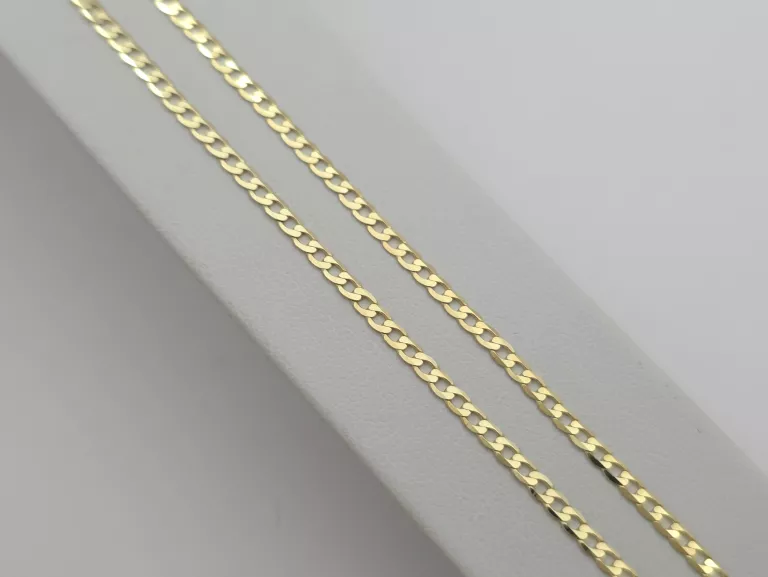 ZŁOTY ŁAŃCUSZEK SPLOT: PANCERKA - 585 14K 55CM 4G