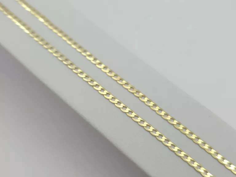 ZŁOTY ŁAŃCUSZEK SPLOT: PANCERKA - 585 14K 55CM 4G