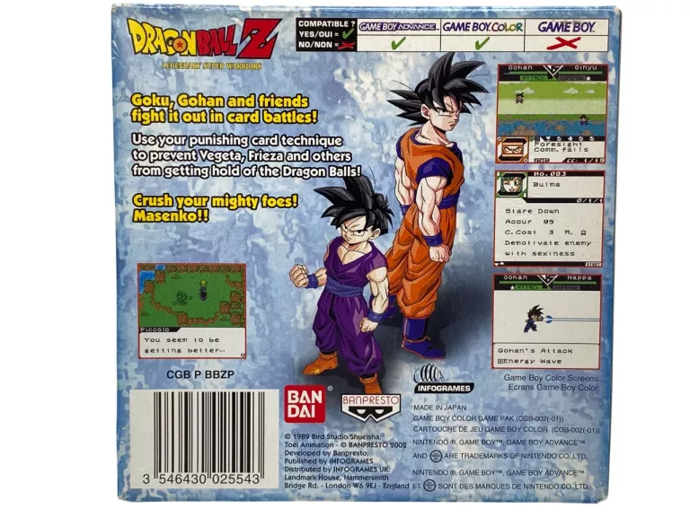 GRA DRAGON BALL Z LEGENDARY SUPER WARRIORS PAL GAMEBOY COLOR GBC