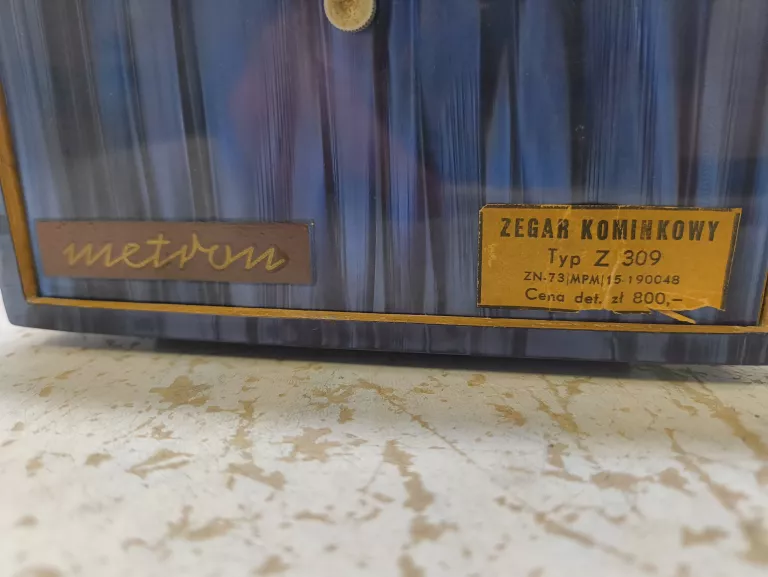 ZEGAR KOMINKOWY METRON Z309