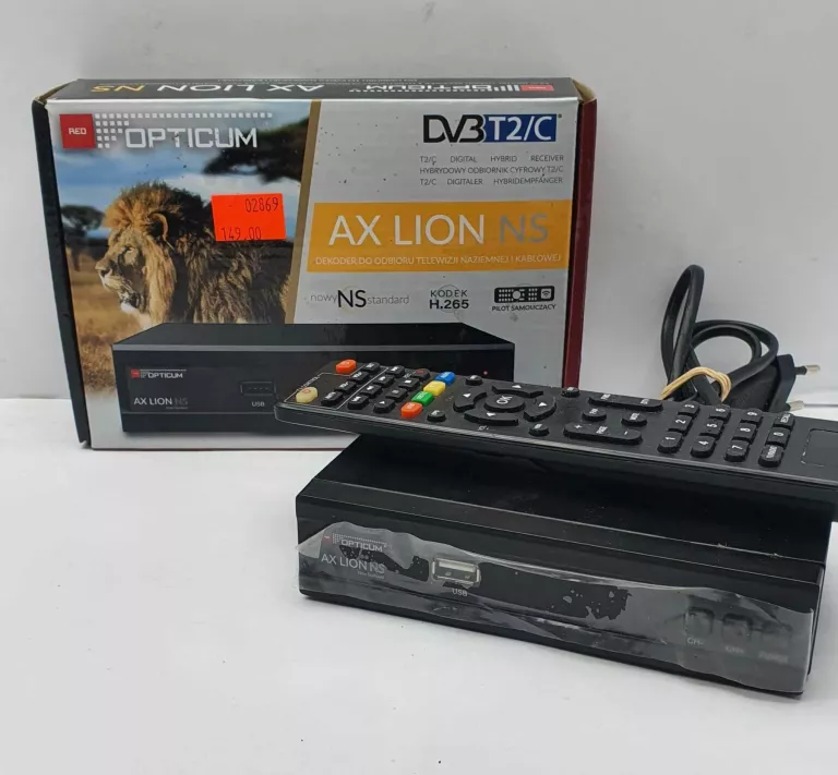 DEKODER OPTICUM AX LION NS DVB-T/T2 #